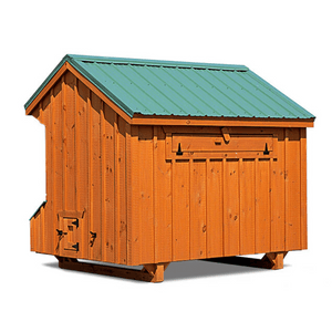 Picture of The Hen House Collection Q58 Quaker Prefab Chicken Coop backside