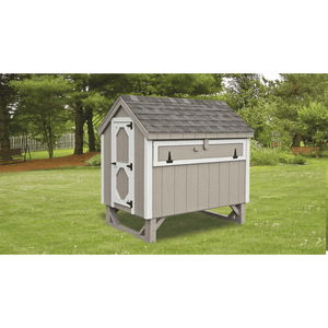 The hen house collection a46 A-frame 4x6 chicken coop back view