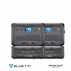 Two Bluetti AC500 with two B300K Batteries and P030A