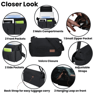 White Duck Outdoors Filios Messenger Bag features