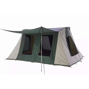 White Duck 10'x14' Prota Canvas Cabin Tent  Deluxe, Forest Green