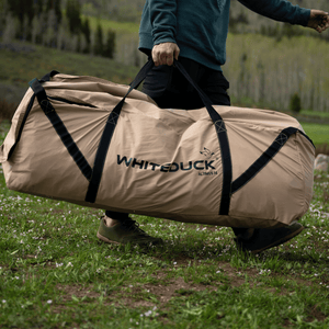 White Duck Outdoors Altimus Bell Tent in carry bag