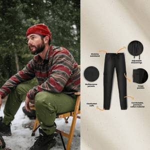 White Duck Outdoors Essential Stretch Jogger Pants Features