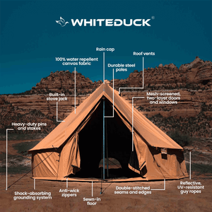 White Duck Outdoors Regatta Single Wall Bell Tent features