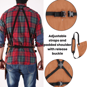 White Duck Outdoors Work Apron straps and buckles