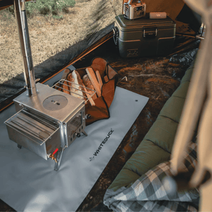 White Duck Tent Complete Setup