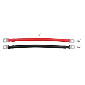 MillerTech Marine Parallel Battery Cables Dimensions