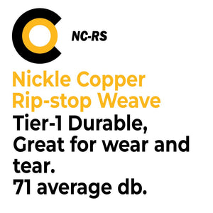 CYBER Faraday Fabric EMF RF Shielding Nickel Copper Rip-Stop Fabric Roll 50″ x 1′ (Set of Two) - Faraday Defense