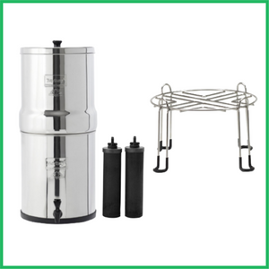 BIG BERKEY® 2.25 GAL With 2 Black Elements With Stainless Steel Base