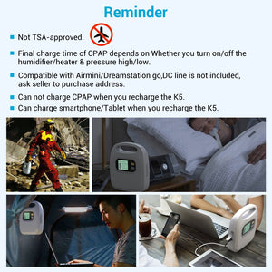 Bluetti - Maxoak K5 CPAP Power Bank