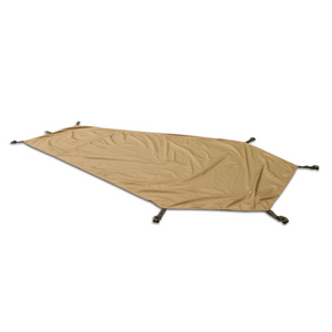 Photo of Catoma Raider Groundsheet in a white background.