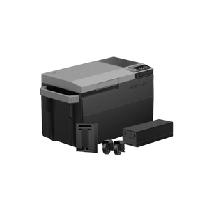 EcoFlow GLACIER Portable Refrigerator with Battery and Detachable Wheels and Lever