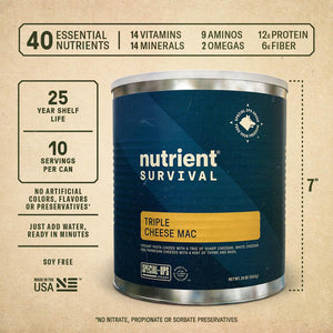 Nutrient Survival - 72 Hour Food kit - Feeds Four