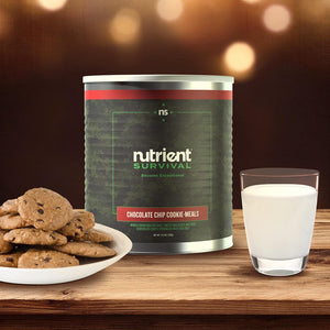 Nutrient Survival - Chocolate Chip Cammie Cookie Can - Pack of Three