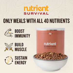 Nutrient Survival - Chocolate Grain Crunch - 6 Cans