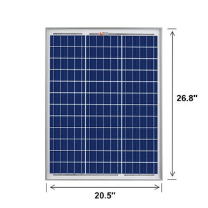Rich Solar - 50 Watt 12V Poly Solar Panel