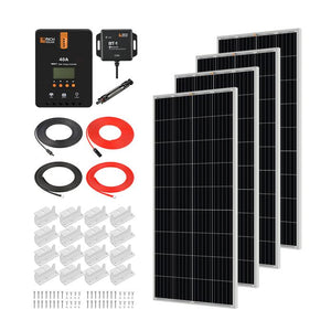 Rich Solar - 800 Watt Solar Kit with 40A MPPT Controller kit