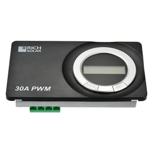 Rich Solar - 30 AMP Solar Charge Controller Flush Mount