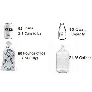 Siberian Coolers - Alpha Series 85 Cooler capacity