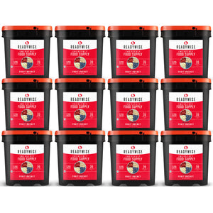 ReadyWise Emergency Food Supply - 1440 Serving Freeze Dried Fruit Bucket