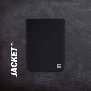 Picture of a Cell phone black canvas X-large privacy protection 4.5 x 6.5 Bag.