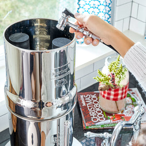 Picture of a Water Refilling on the Berkey Filter - Water Filtration