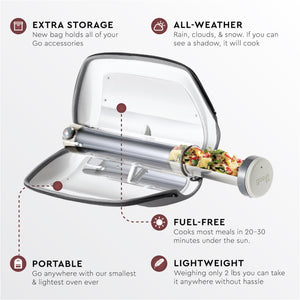 GO PORTABLE SUN OVEN SPECS