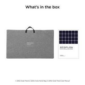 EcoFlow 220W Bifacial Solar Panel