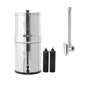 Travel Berkey® System (1.5 gal) With 2 Black Elements With 7" Berkey Water View™ Spigot