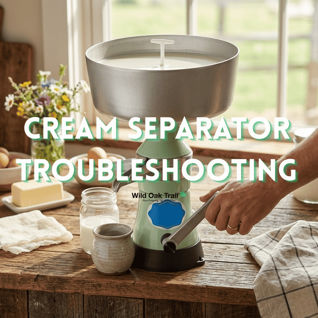 Cream Separator Troubleshooting