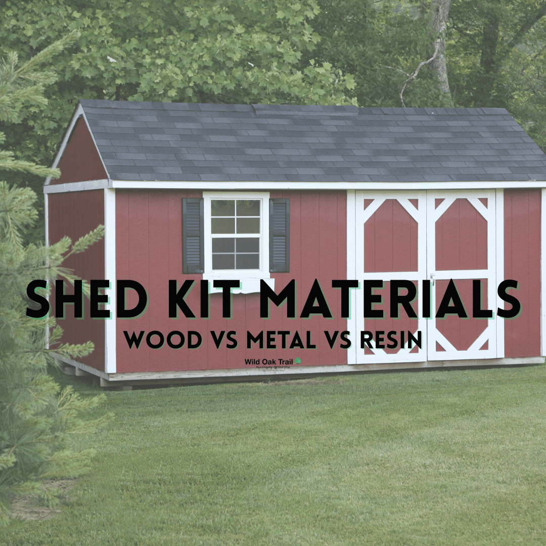 Wood vs Metal vs Resin Sheds