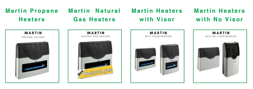 Martin Natural Gas and Propane Heaters