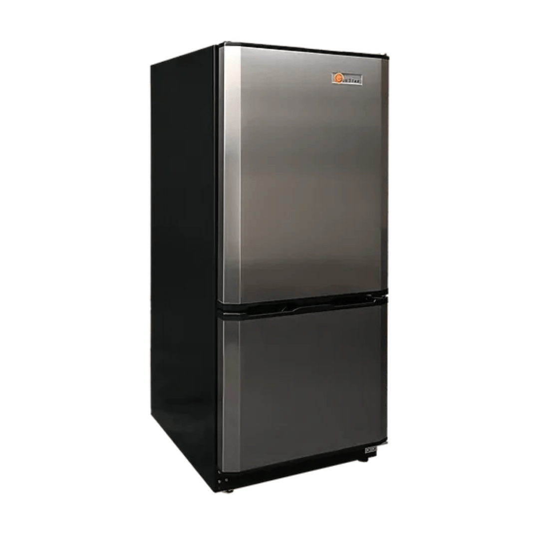 picture of stainless steel SunStar Solar 10CU Refrigerator
