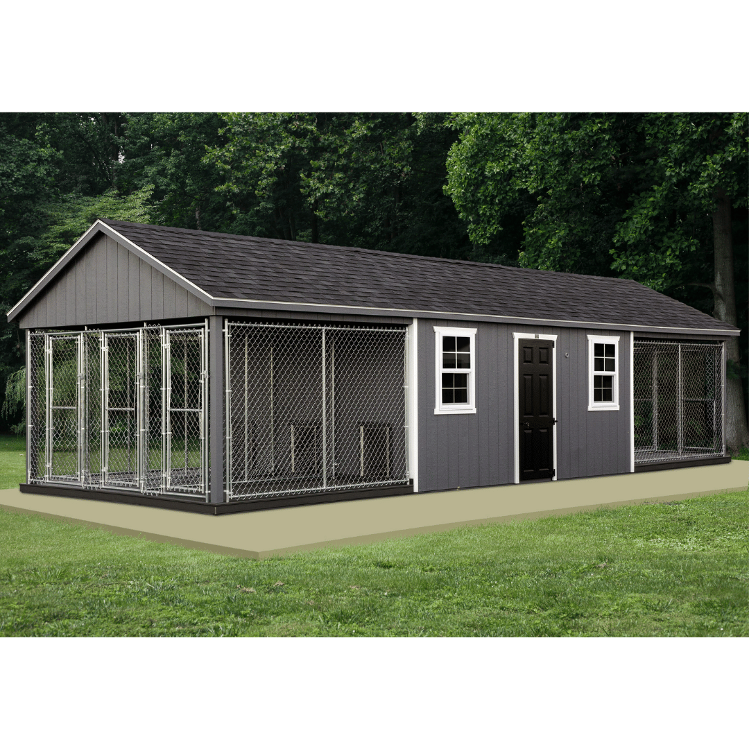 Picture of 12 x 36 Commercial Dog Kennel