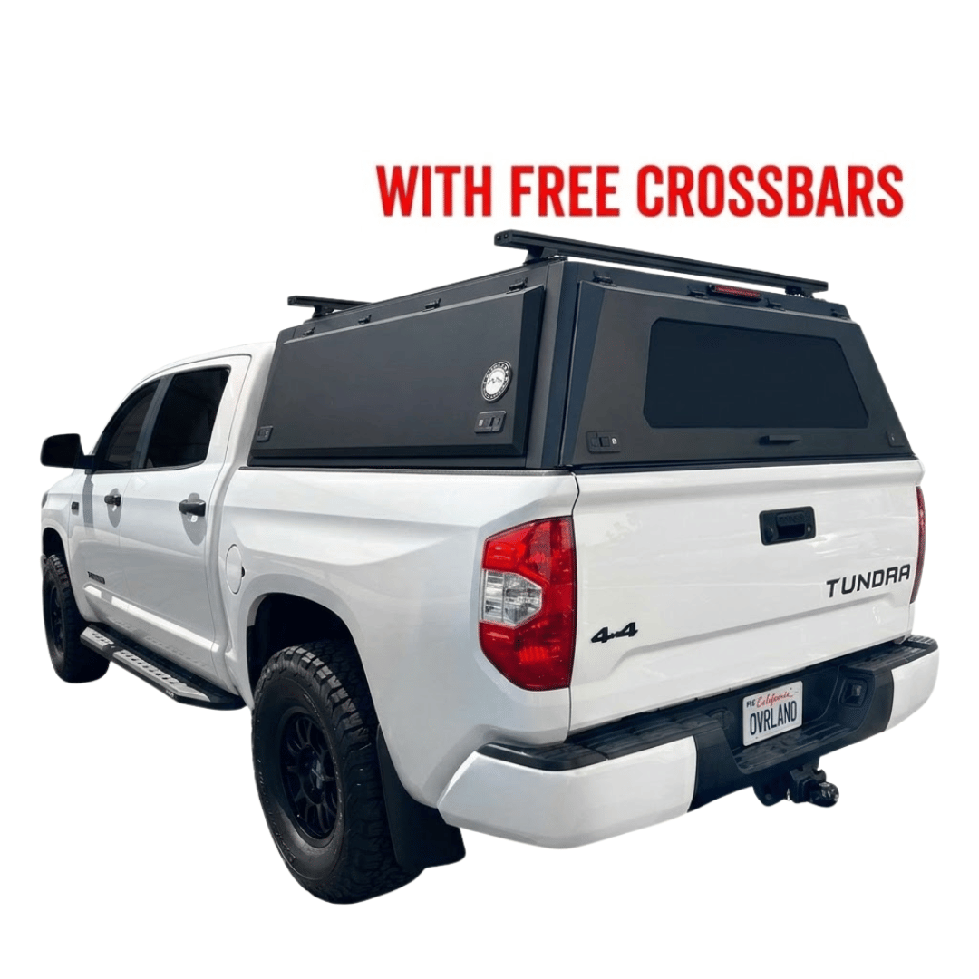 Overland Vehicle Systems Expedition Truck Cap with Full Wing Doors