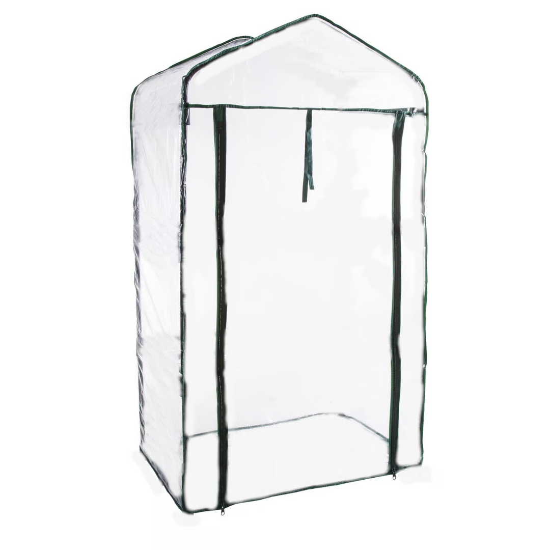 3 Tier Portable Rolling Greenhouse Clear Top