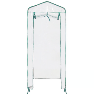 4 Tier Portable Rolling Greenhouse Clear Top