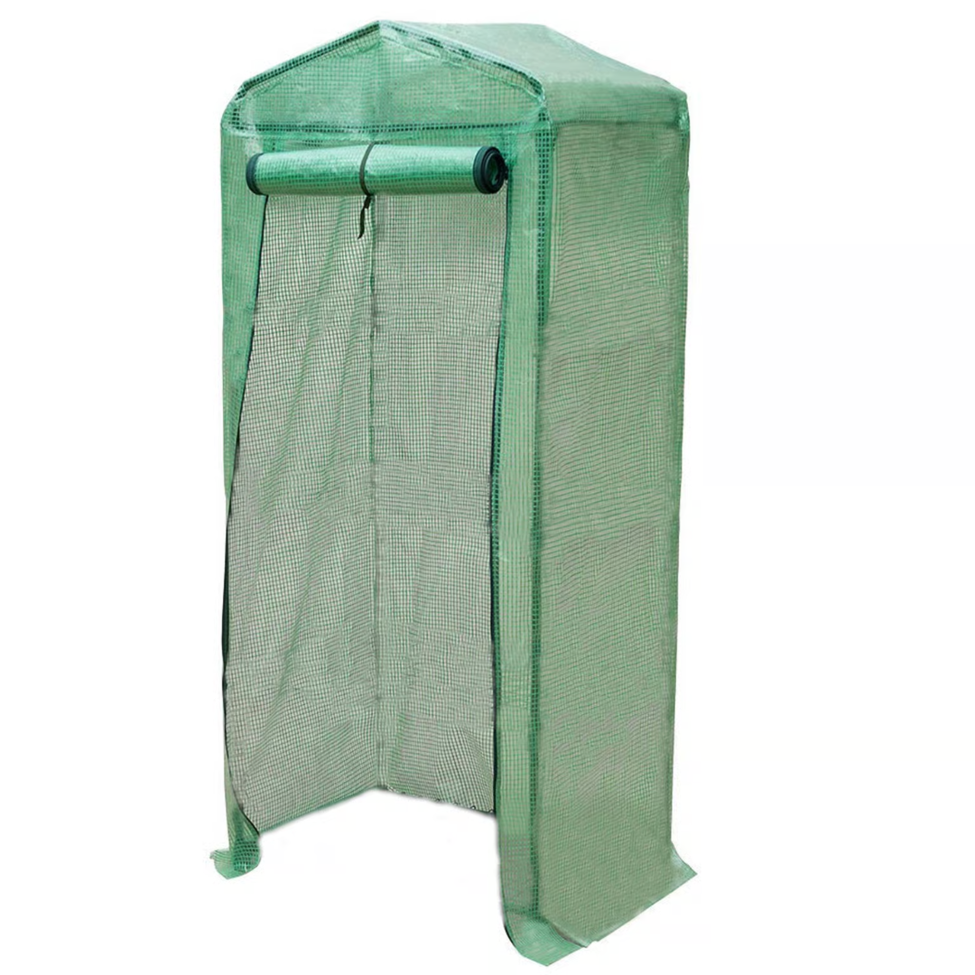 4 Tier Portable Rolling Greenhouse Opaque Top