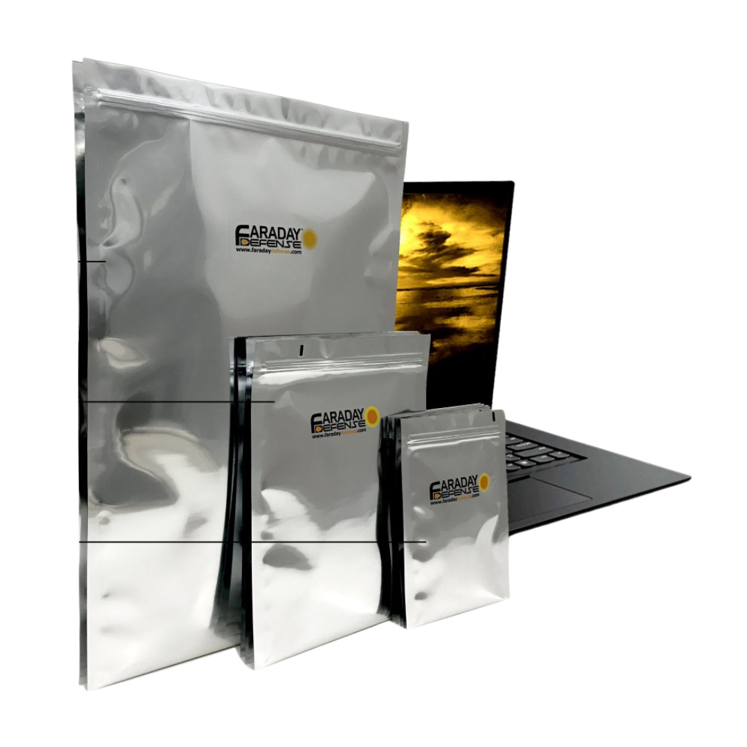 A photo of the Faraday Defense EMP Bags in 10pc Kit