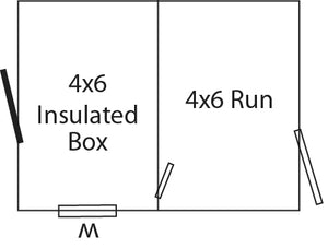 Picture of 6x8 outdoor dog kennel dimensinos