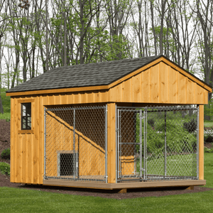 Picture of 8 x 12 Traditional Outdoor Dog Kennel