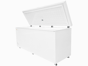 opened angled view of SunStar Solar Chest Freezer 21CU AC