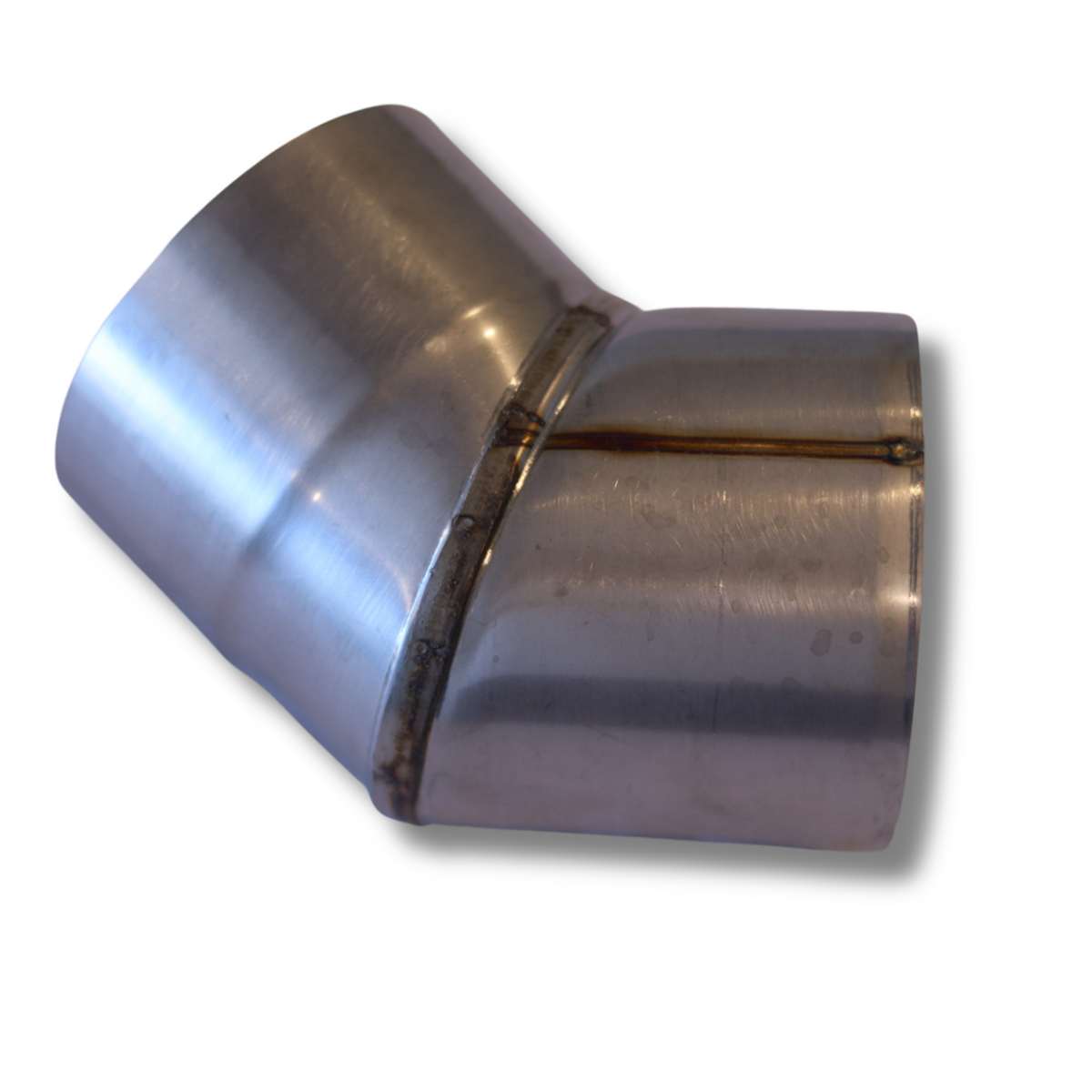 Picture of Angled Stove Chimney Pipe - 45 Degree Angle side