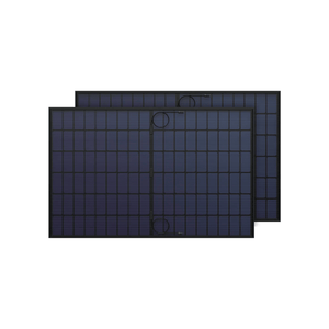 Anker 440W Rigid Solar Panels - Back and connections