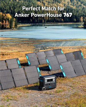 Picture of Anker SOLIX 400W Foldable Solar Panel with Anker Solar Powerhouse