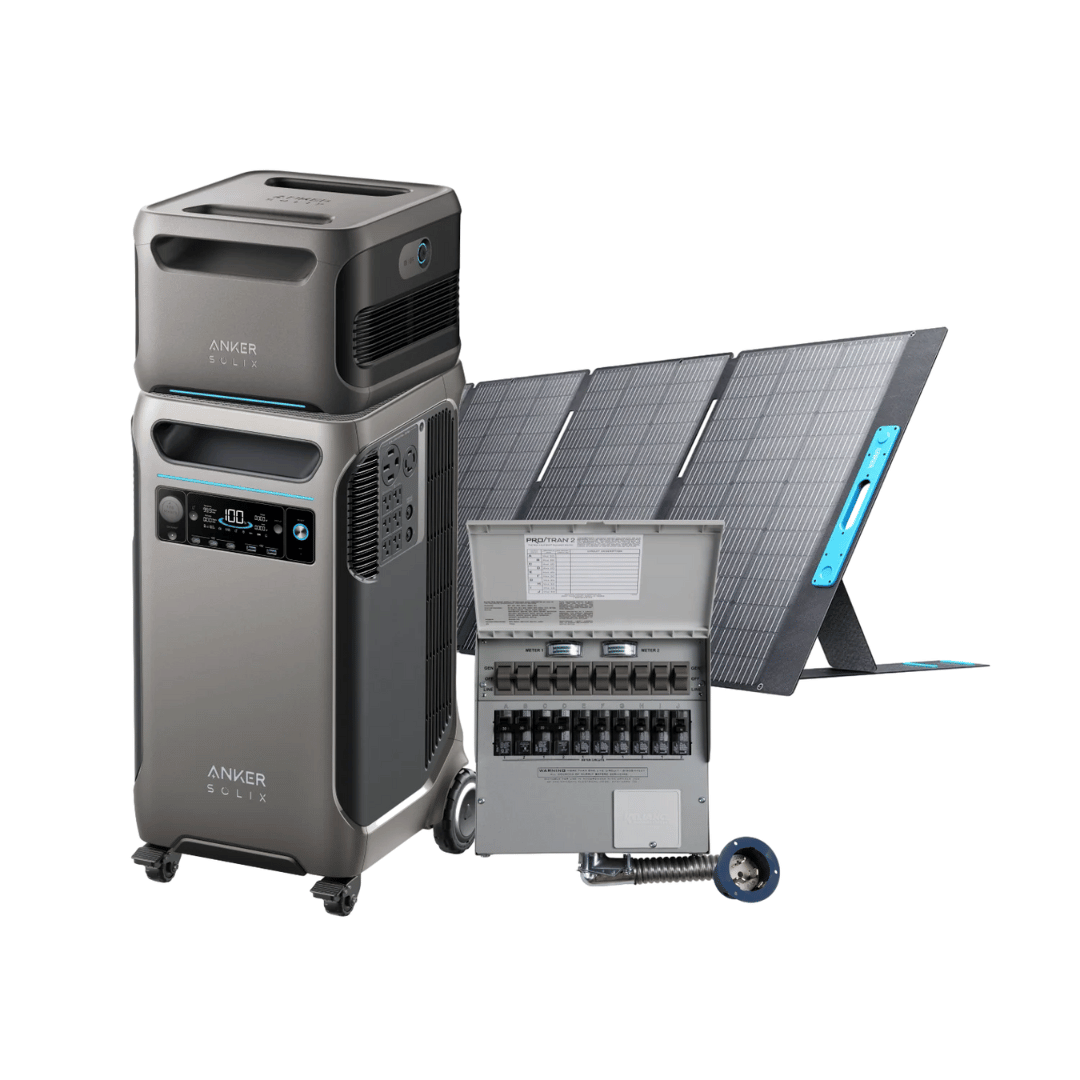 Picture of Anker Solix F3800 + Expansion Battery + Transfer Switch + 400W Solar Panel