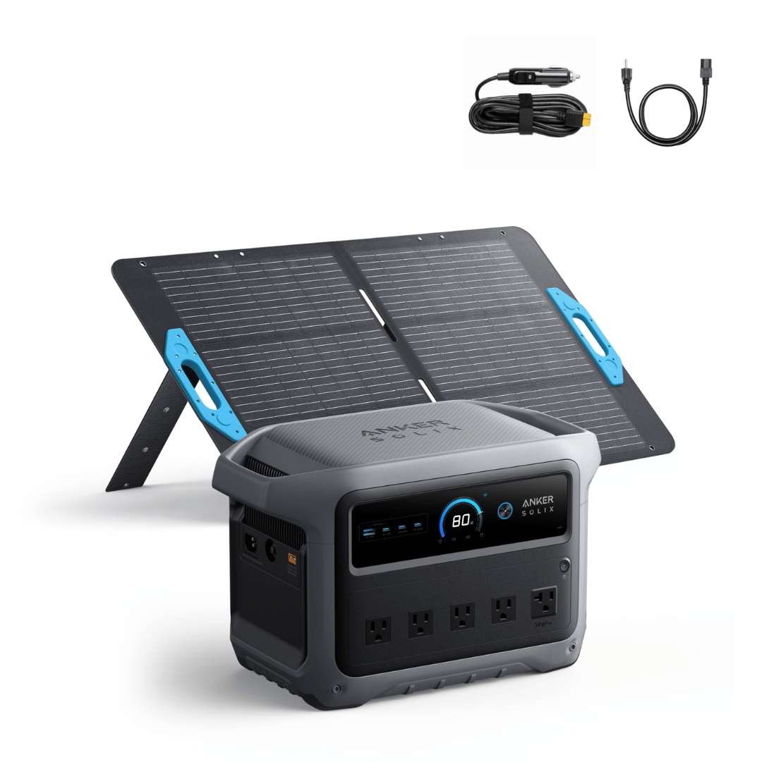Anker SOLIX C1000 Gen 2 Solar Generator + 100W Solar Panel