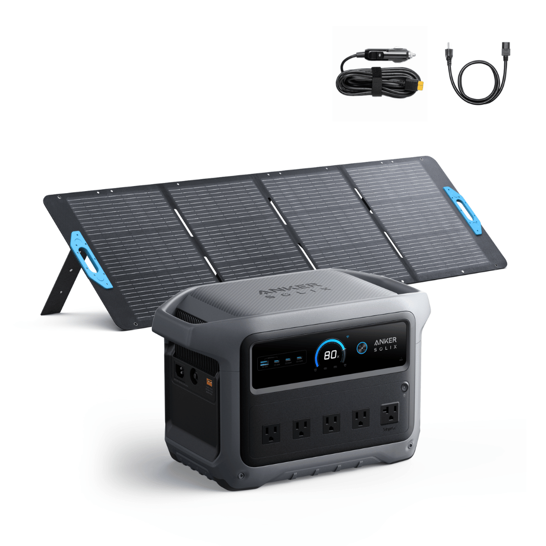 Anker SOLIX C1000 Gen 2 Solar Generator + 200W Solar Panel