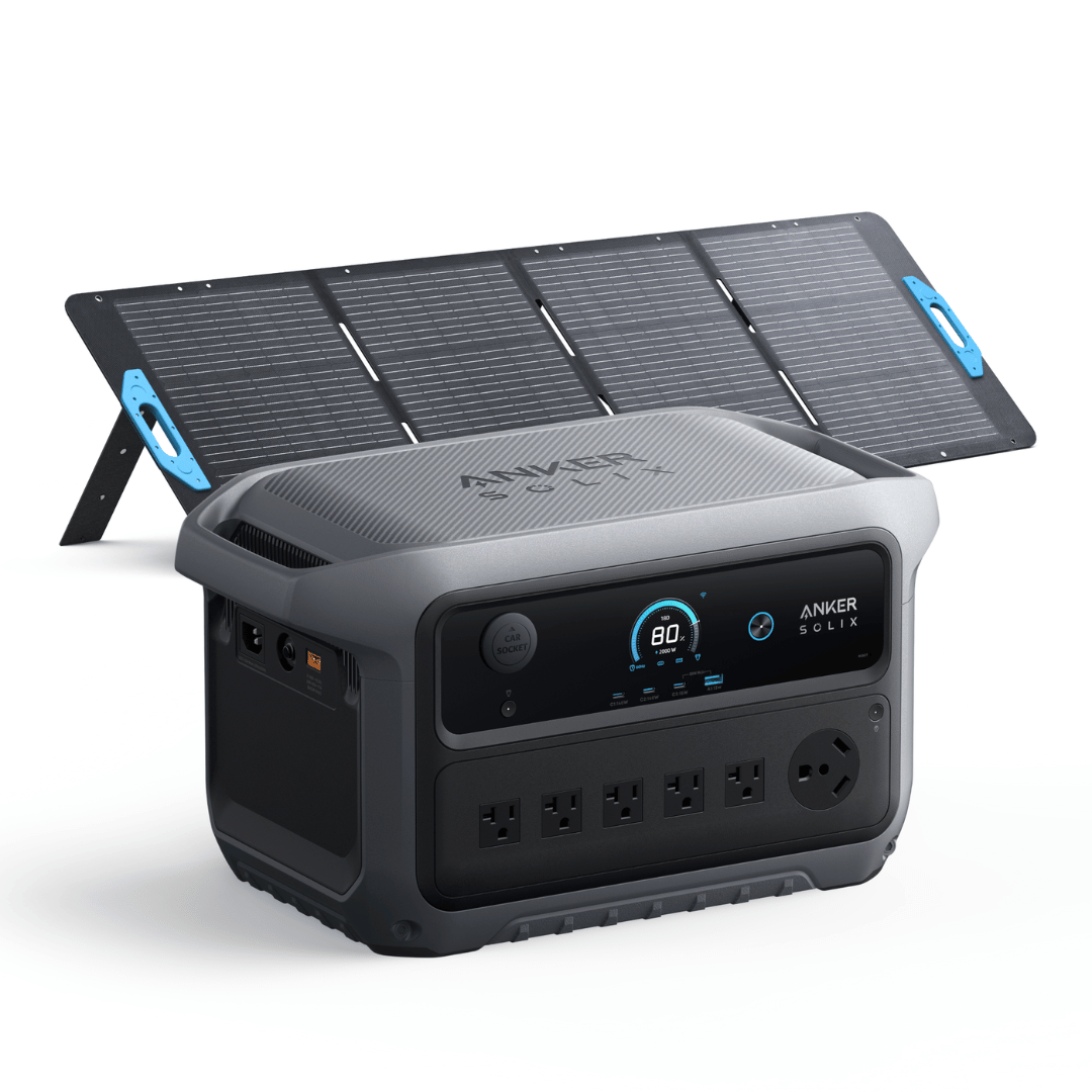 Anker SOLIX C2000 Gen 2 Solar Generator + 200W Solar Panel