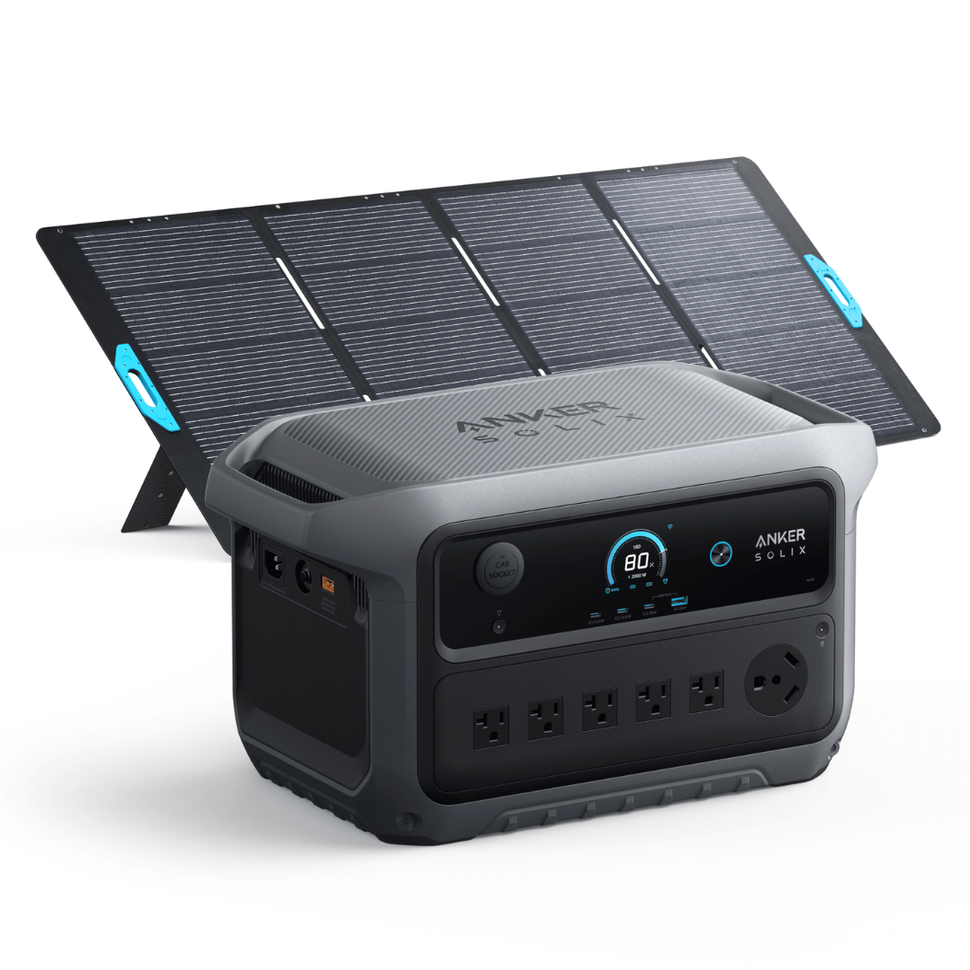 Anker SOLIX C2000 Gen 2 Solar Generator + 400W Solar Panel